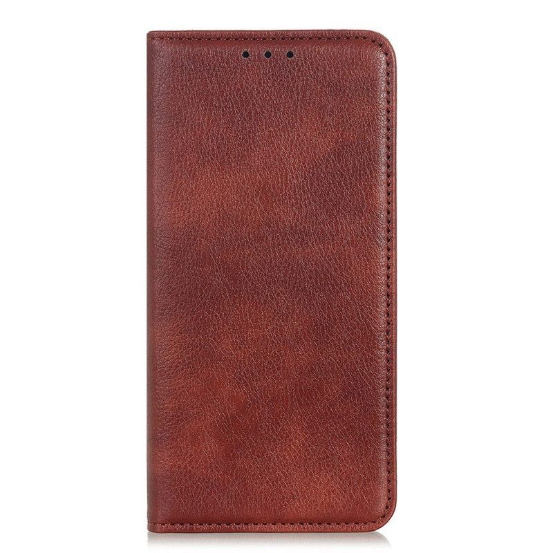 θηκη κινητου Xiaomi Redmi Note 11 / 11S Θήκη Flip Lychee Split Leather Texture